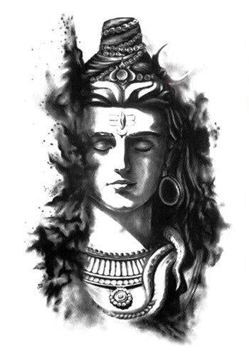 Tatouage Tête de Femme Bouddha